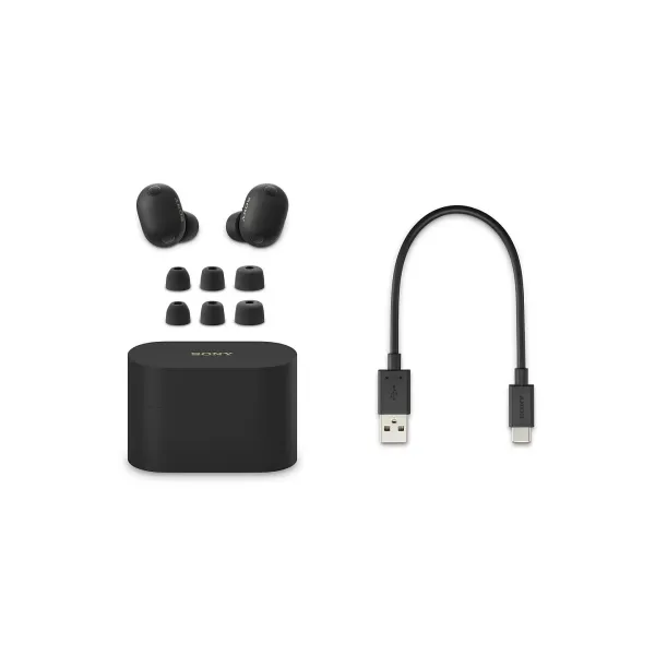 Навушники бездротові BT 5.3, TWS, ANC, Hi-Res, IPX4, SBC, AAC, LDAC, LC3, Mic, чорні Sony (WF1000XM6B.CE7) - Фото 13