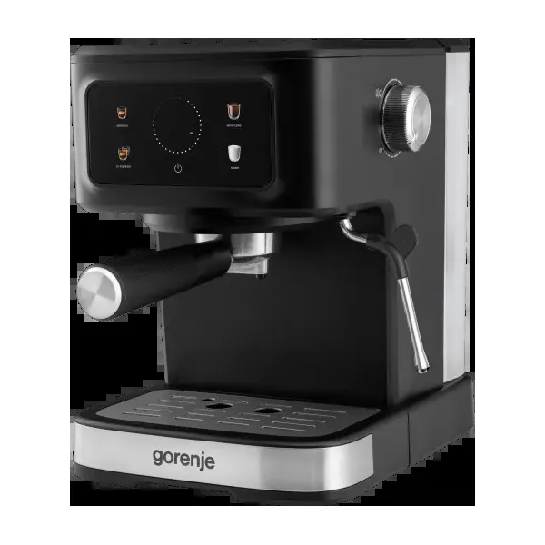 Кофеварка рожковая 1.5л, черный Gorenje (ESCM15CDB) - Фото 3
