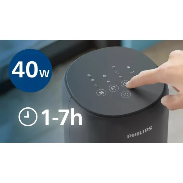 Вентилятор колонний 110см, 40Вт, сірий Philips (CX5535/11) - Фото 13