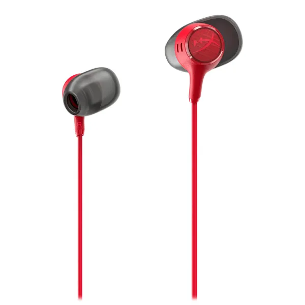 Гарнитура 3.5 mini-jack игровая Cloud Earbuds III, красная HyperX (BN7S0AA) - Фото 1