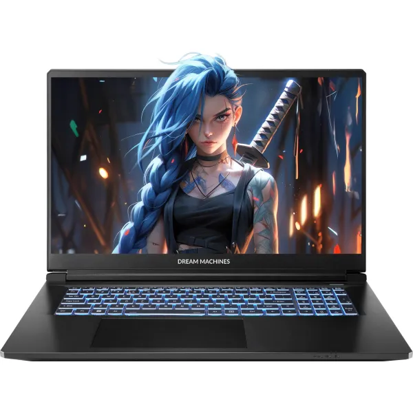 Ноутбук 17.3" IPS, Intel i5-13420H, 16GB, F512GB, NVD5050-8, чорний Dream Machines (RG5050-17UA32)