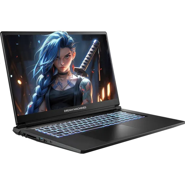 Ноутбук 17.3" IPS, Intel i5-13420H, 16GB, F512GB, NVD5050-8, чорний Dream Machines (RG5050-17UA32) - Фото 1