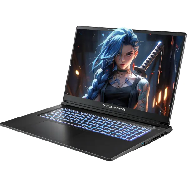 Ноутбук 17.3" IPS, Intel i5-13420H, 16GB, F512GB, NVD5050-8, чорний Dream Machines (RG5050-17UA32) - Фото 2