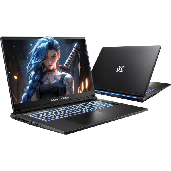 Ноутбук 17.3" IPS, Intel i5-13420H, 16GB, F512GB, NVD5050-8, чорний Dream Machines (RG5050-17UA32) - Фото 3