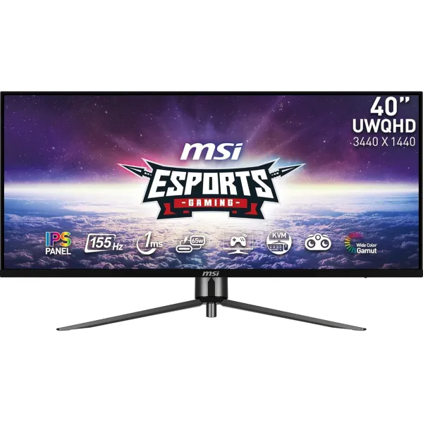 Монітор  40" MAG401QR, IPS, 21:9, 155Hz MSI (9S6-3EA54H-015)