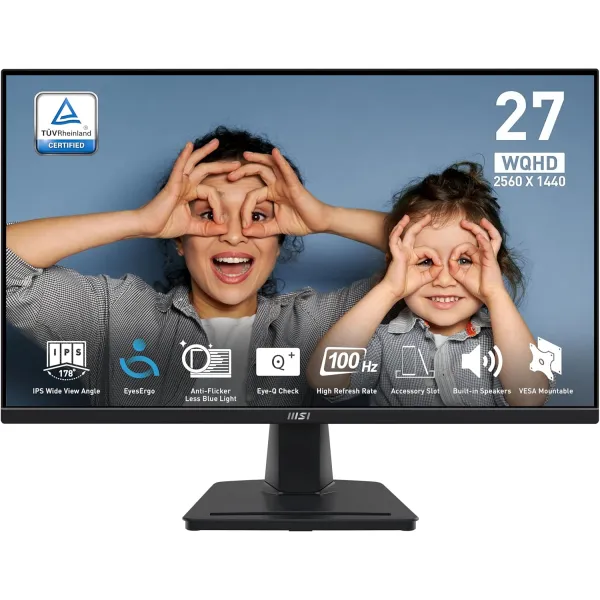 Монитор 27" PRO MP275Q, IPS, 100Hz MSI (9S6-3PC3CM-080)