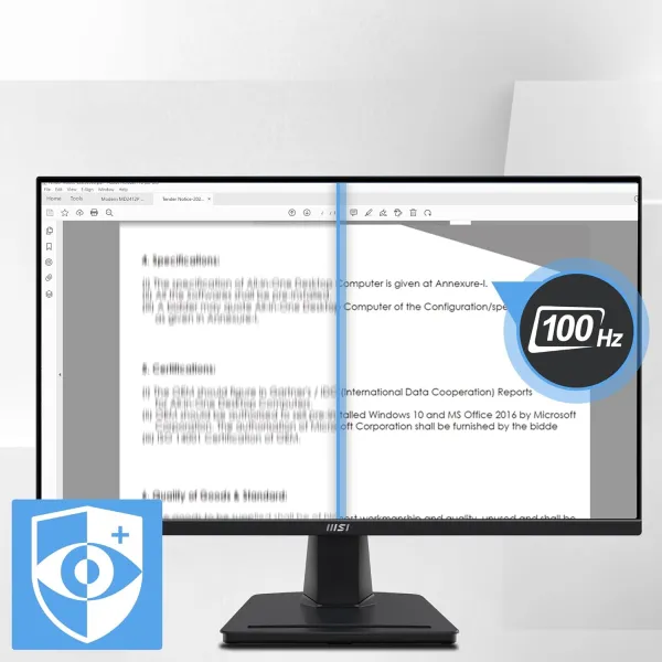 Монитор 27" PRO MP275Q, IPS, 100Hz MSI (9S6-3PC3CM-080) - Фото 2