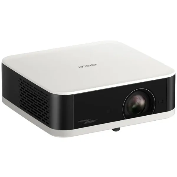 Проєктор EF-61W FHD, 700 lm, LASER, 1.2, Google TV, білий Epson (V11HB72042) - Фото 1
