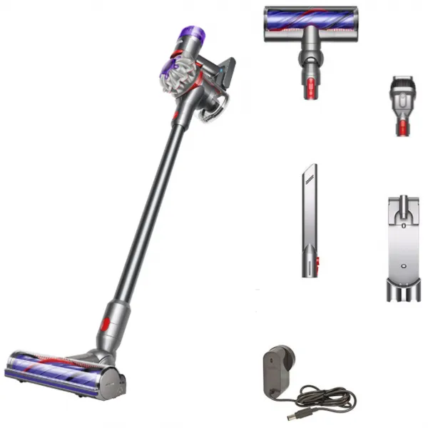 Пылесос беспроводный SV25 V8 Advanced 425Вт, 0.54л, серо-фиолетовый Dyson (492636-01) - Фото 1