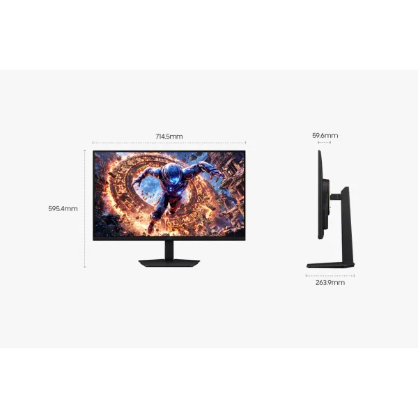 Монітор 32" Odyssey Gaming G80HS, IPS, 165Hz Samsung (LS32HG802ESXUA) - Фото 4