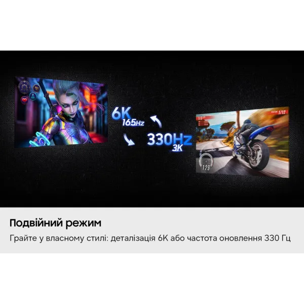 Монітор 32" Odyssey Gaming G80HS, IPS, 165Hz Samsung (LS32HG802ESXUA) - Фото 6