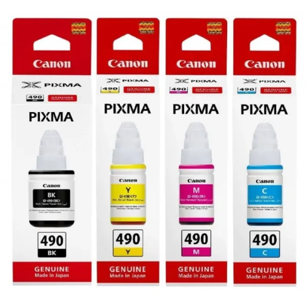 Комплект чорнил Pixma GI-490 BCMY Canon (SET490)