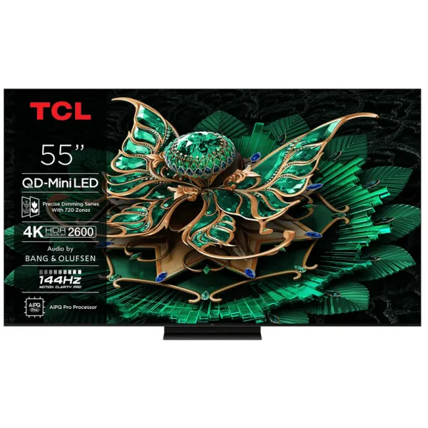 Телевизор 55" MiniLED 144Hz Google TV черный TCL (55C79K) - Фото 10