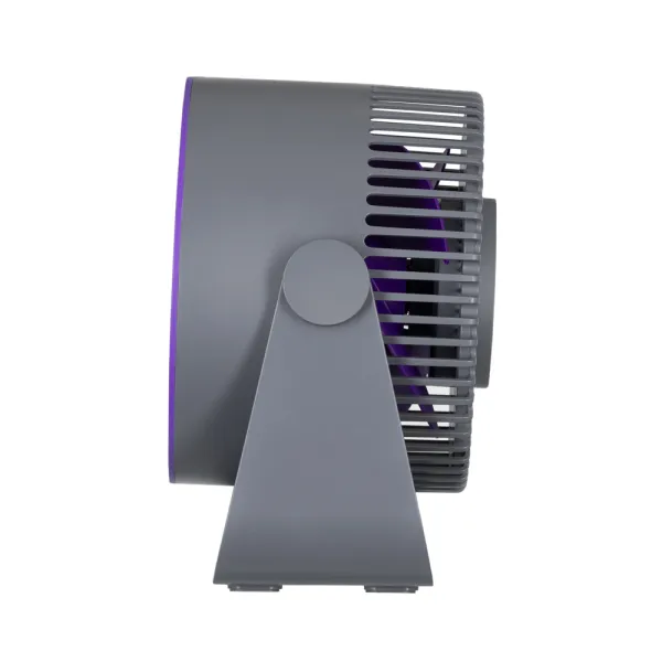Вентилятор аккумуляторный OneBreeze 14см, USB-A Type-C, серый ARDESTO (FT-M55GR) - Фото 5