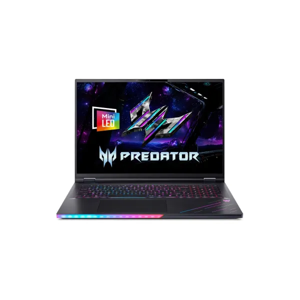 Ноутбук Predator Helios 18" IPS, Intel U9-290HX, 64GB, F1TB, NVD5080-16, Win11, чорний Acer (NH.U3HEU.00B) - Фото 1