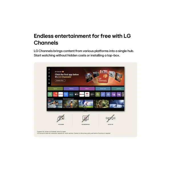 Телевізор 43" UHD 60Hz WebOS чорний LG (43NU800B6LC) - Фото 8