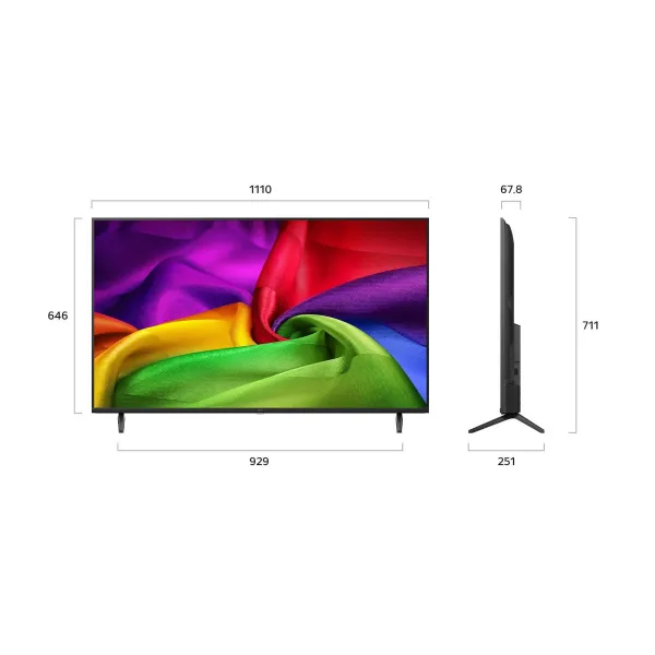 Телевізор 50" UHD 60Hz WebOS чорний LG (50NU800B6LC) - Фото 3