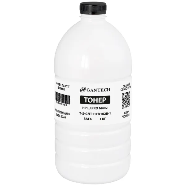 Тонер HP LJ Pro M402 флакон, 1 кг GNT toner (TSM-HYD102B-1) - Фото 83