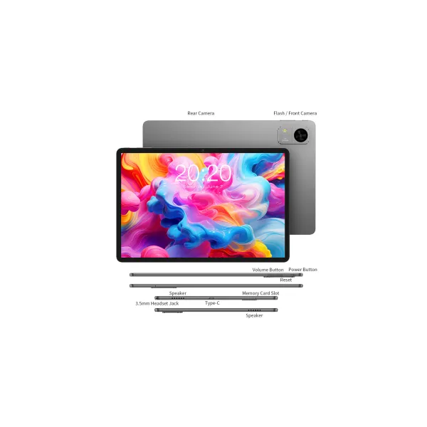 Планшет M50T 10.1" 4ГБ, 128ГБ, 7000мА•ч, Android, сірий Teclast (6940709680360) - Фото 9