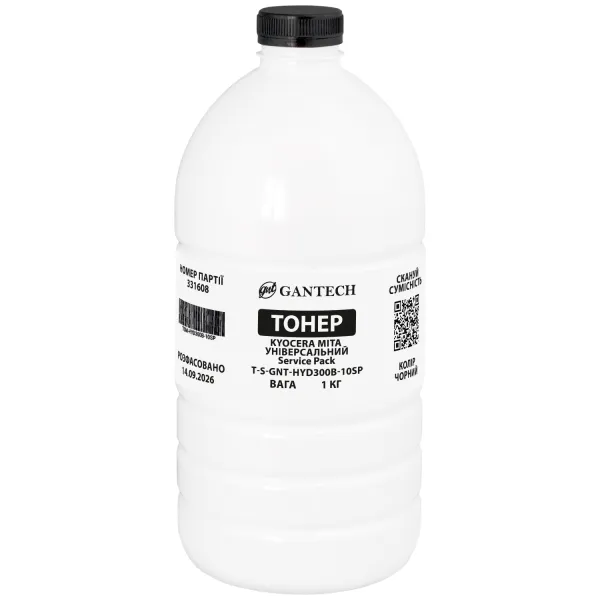 Тонер Kyocera Mita универсальный флакон, 1 кг GNT toner (TSM-HYD300B-1) - Фото 37