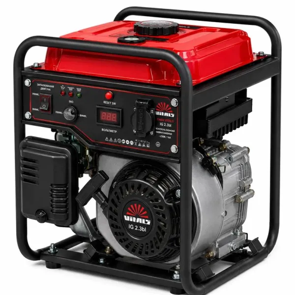 Генератор бензиновий інверторний IG 2.3bl 230В, 2.3/2.6кВт Vitals (250580)