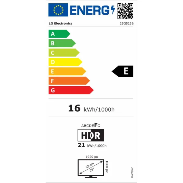 Монітор  24.4" 25G523B-B, IPS, 200Hz LG (25G523B-B) - Фото 6